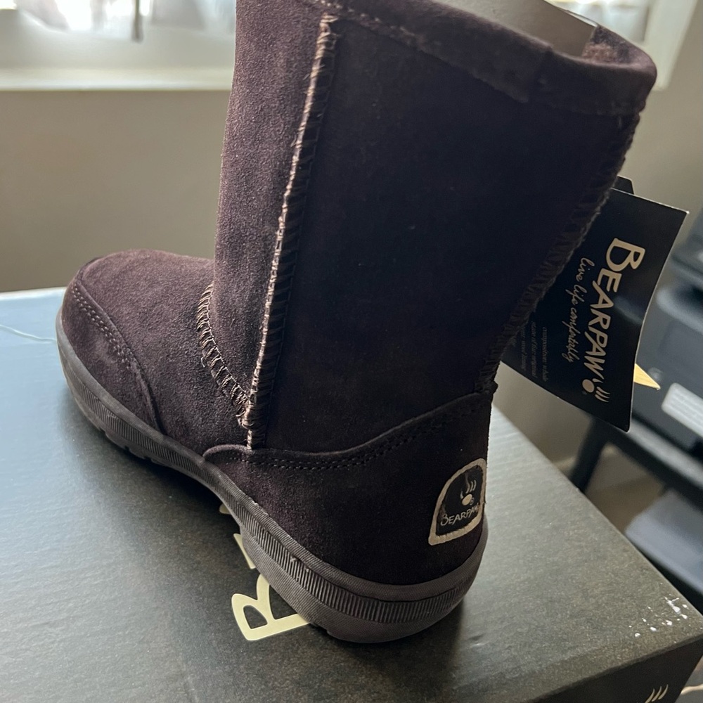 BearPaw Kids Chocolate Brown Boots - Picture 3 of 6